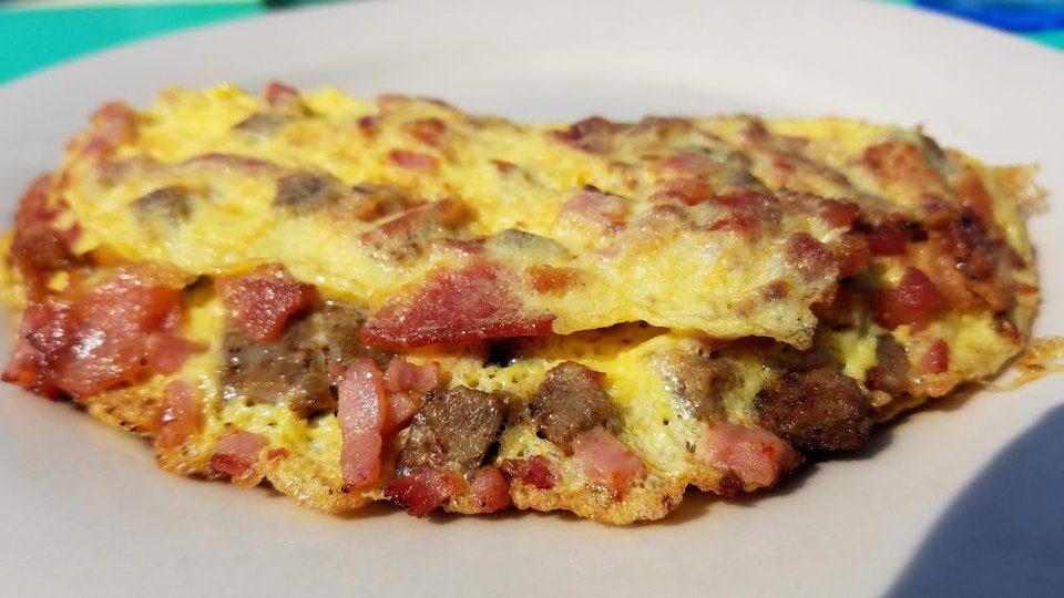 Three Meat Omelette